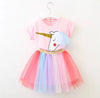 Lennike Rainbow Unicorn Tutu Outfit - Little Marylebone